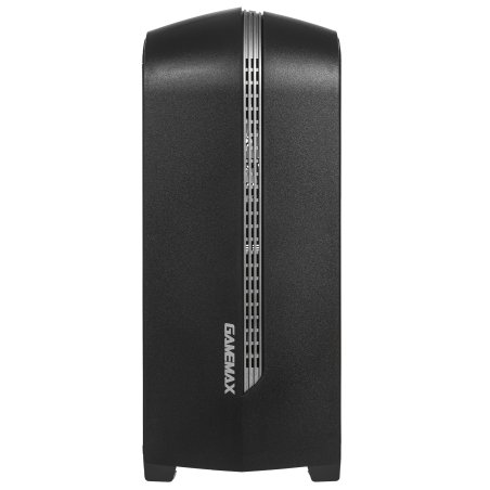 Компьютерный корпус GameMax Centauri, без БП (ATX,Черн-сер,USB 3.0, Зак.стекло, 1*120мм. RGb, пыл.фил.), черный/серый