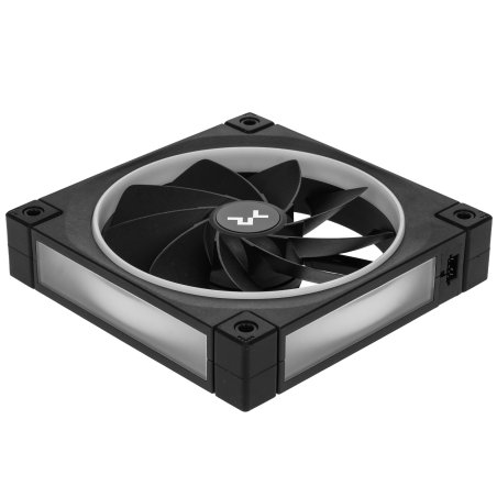 Вентилятор для корпуса Deepcool FL12R Reverse ARGb 120х120x25 черный 4-pin 33.9дБ (R-FL12R-BKAPN1-G)