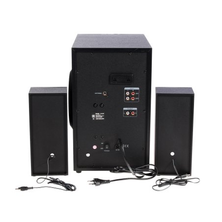 Акустическая система Dialog Progressive AP-230 BLACK акустические колонки 2.1, 35W+2*15W RMS, Bluetooth, USB+SD reader