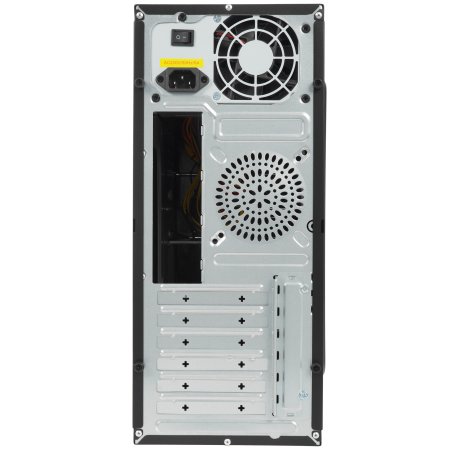 Компьютерный корпус Miditower ExeGate EX280386RUS CP-604 Black, ATX, (CP350W, 80мм), 2*USB, Audio