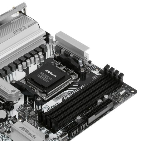 Материнская плата ASRock B650M PRO RS, AM5, AMD B650, 4xDDR5, 4xSATA, 3xM.2, 1xPCIe 4.0 x16, 1xPCIe 3.0 x4, 1xDP, 1xHDMI, 1x2.5Gb LAN, 1xUSB-C 10Gbps, 1xUSB-A 10Gbps, 2xUSB-A 5Gbps, 4xUSB-A 2.0, 3x3.5 мм, 7.1, mATX