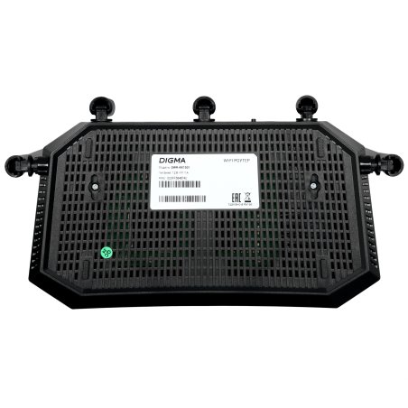 Роутер беспроводной Digma DWR-AX1501 AX1500 10/100/1000BASE-TX черный (упак.:1шт)