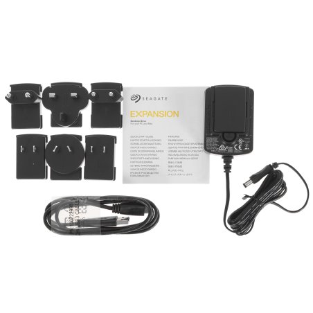 Внешний HDD 3.5" Seagate Expansion, 4TB, USB 3.2 Gen 1 Type-A, 5400 rpm, черный