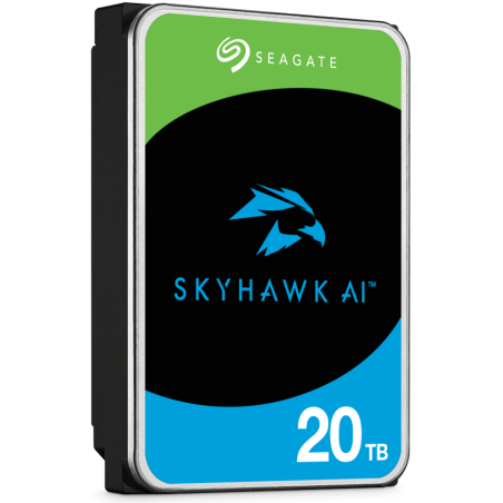 Жесткий диск Seagate SkyHawk AI ST20000VE002 20Tb, 3.5", 7200 RPM, SATA-III, 512e, 256MB, для систем видеонаблюдения