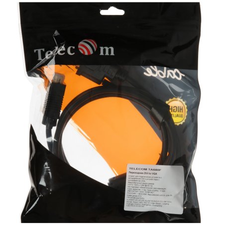 Кабель-переходник DVI (24+5)----> VGA_M/M 1,8м Telecom (TA680F-1.8M) Кабель-переходник DVI (24+5)----> VGA_M/M 1,8м Telecom (TA680F-1.8M)