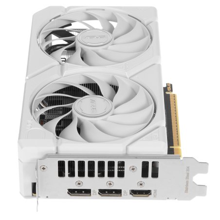 Видеокарта Asus DUAL-RX9060XT-16G-WHITE белый