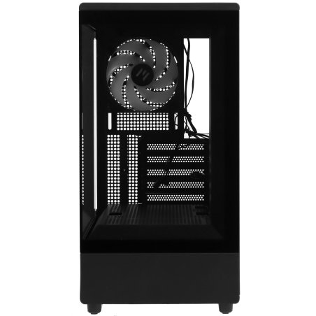 Компьютерный корпус ZALMAN P10, MATX, черный, WINDOW, 2x3.5", 3x2.5", 1xUSB TYPE-C, 1xUSB 3.0, REAR 1x120мм ARGb