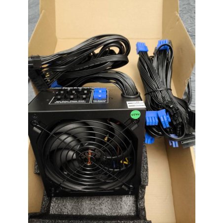 Блок питания ExeGate 900PPX (EX222114RUS), 900Вт, 80 PLUS Bronze, 140мм, модульный, черный