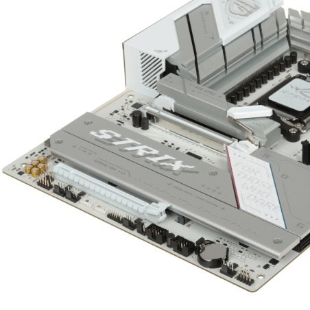 Материнская плата ASUS ROG STRIX B850-A GAMING WIFI, AM5, AMD B850, 4xDDR5, 2xSATA, 4xM.2, 1xPCIe 5.0 x16, 1xPCIe 4.0 x16, 1xPCIe x4, 1xDP, 1xHDMI, 1x2.5Gb LAN, 1xUSB-C 20Gbps, 1xUSB-C 10Gbps, 2xUSB-A 10Gbps, 4xUSB 5Gbps, 2xUSB-A 2.0, 3x3.5 мм, 7.1, ATX