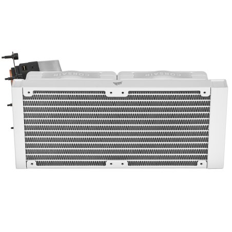 Система жидкостного охлаждения Water Cooling System Corsair iCUE LINK TITAN 240 RX LCD (240мм, белый, RGb/ Fans: 2x120мм, 73.5CFM, 36dBA, 2100RPM/ S: 1851, 1700, AM5, AM4)