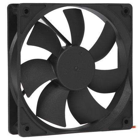 Вентилятор для корпуса Gembird FANCASE3 черный, 120 мм, 2000 об/мин, 38 дБ, 3 pin