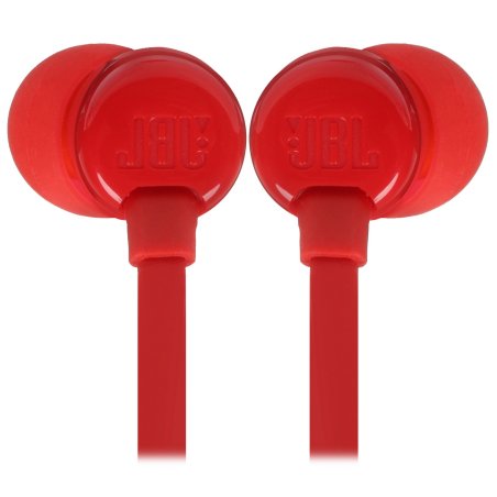 Наушники-гарнитура JBL T110 красный