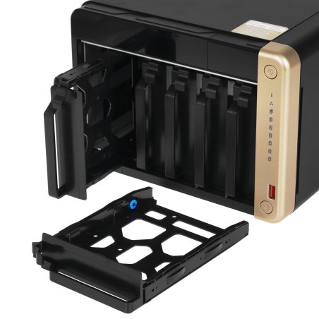 Сетевое хранилище NAS Qnap Original TS-664-8G 6-bay настольный Celeron N5095