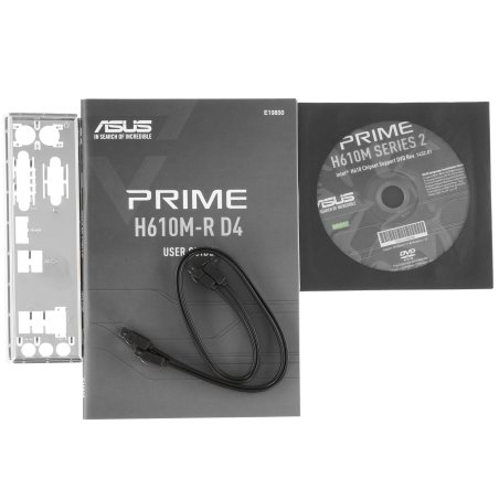 Материнская плата ASUS PRIME H610M-R D4-SI, LGA 1700, Intel H610, 2xDDR4, 4xSATA, 1xM.2 PCIe 3.0 x4, 1xPCIe 4.0 x16, 1xPCIe x1, 1xHDMI, 1xDVI, 1xVGA, 2xUSB-A 2.0, 2xUSB-A 3.2 Gen 1, 1x 1Gb LAN, 3x3.5 мм, 7.1, mATX