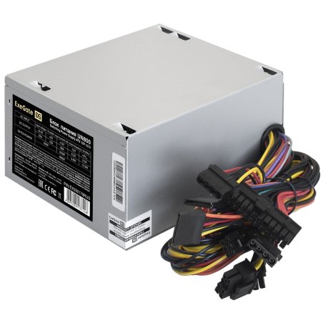Блок питания ExeGate UN800 (EX292179RUS), 800Вт, 120мм, серебряный