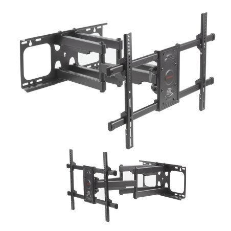 Кронштейн для телевизора Arm Media PARAMOUNT-70 черный 32"-90" макс.65кг настенный поворотно-выдвижной и наклонный