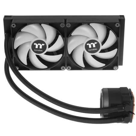Система водяного охлаждения Thermaltake TH420 V2 Ultra ARGb Soc-AM5/AM4/1151/1200/1700 черный 4-pin 34.7dB Al+Cu LCD Ret (CL-W386-PL14SW-A)