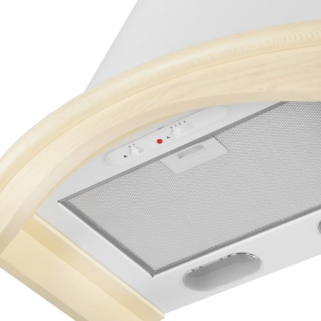 Вытяжка каминная Elikor Ротонда 60П-650-П3Л бежевый, 60 см, 650 куб. м/ч, 56 дБ