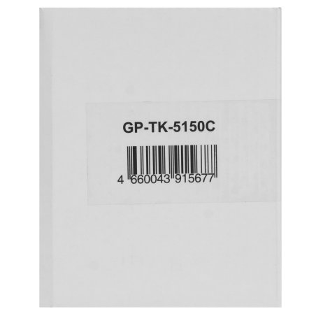 Тонер-туба GalaPrint GP-TK-5150C для принтеров Kyocera ECOSYS M6035/M6035cidn/M6530/M6530cidn/M6535cidn/P6035cdn с бункером отработанного тонера Cyan 10000 копий
