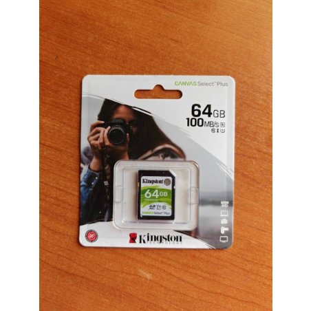Флеш карта SDHC 128Gb Class10 Kingston <SDS2/128Gb>, Canvas Select 100R CL10 UHS-I