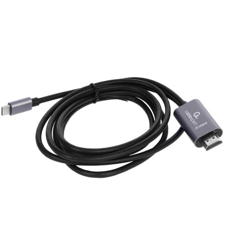 Кабель-переходник Cablexpert CCB-A-CM-HDMI-1.8M с Type-C на HDMI v2.0, Mobile, 1.8м, черный, корбка