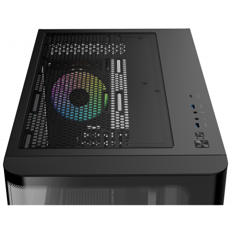 Компьютерный корпус Ocypus Iota C70 BK Curve ARGB Digital (Iota-C70-BKD400CD-GL)