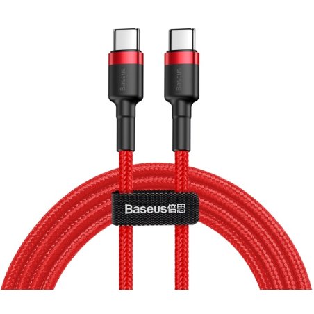 Baseus Cafule Type-C PD2.0 60W flash charging data line (20V 3A) 1m Red CATKLF-G09