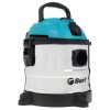 Строительный пылесос Bort BSS-1015 голубой/серебристый, 285/1250 Вт, уборка сухая/влажная, пылесборник контейнер, 15 л