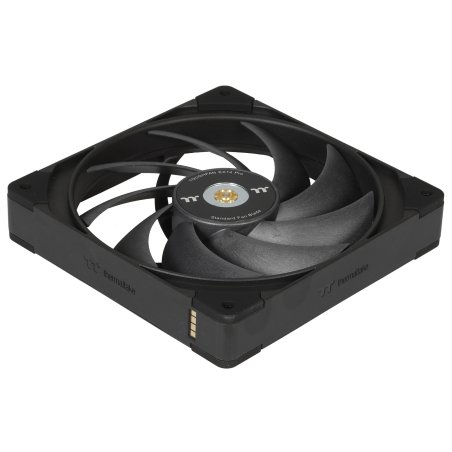 Вентилятор Thermaltake Toughfan EX14 Pro реверсивный 140x140x25mm черный 4-pin 31.6-34.1dB Ret (CL-F172-PL14BL-A)