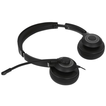 Наушники с микрофоном Acer OHW309 черный 1.6м накладные USB оголовье (ZL.HDSEE.004)