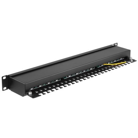 Патч-панель ITK PP24-1UC5EF-K05-G 1U кат. 5Е FTP 24 порта (Krone) GENERICA
