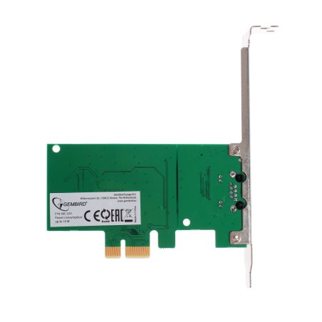 Сетевой адаптер Ethernet Gembird NIC-GX1 1000/100/10, PCI-express, чипсет RTL8111C