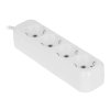 Удлинитель Defender R340 белый, 2 м, EURO, 4 розетки, 3500 Вт
