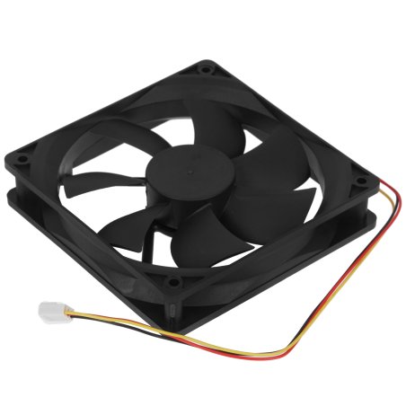 Вентилятор для корпуса Gembird FANCASE3/BALL черный, 120 мм, 2000 об/мин, 38 дБ, 3 pin