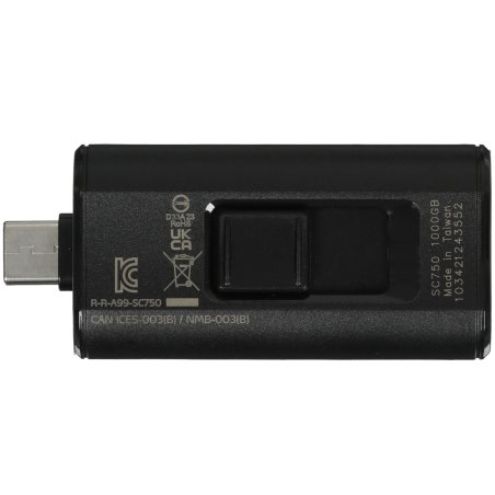 Внешний SSD ADATA SC750, 1TB, USB 3.2 Gen 2 Type-C, R/W 1050/1000, черный