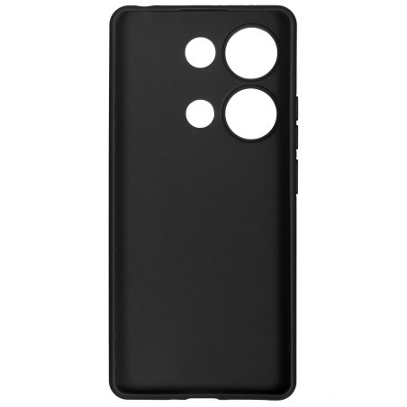 Чехол (клип-кейс) BoraSCO для Xiaomi Redmi Note 14 Pro 4G Silicone Case черный (74848)