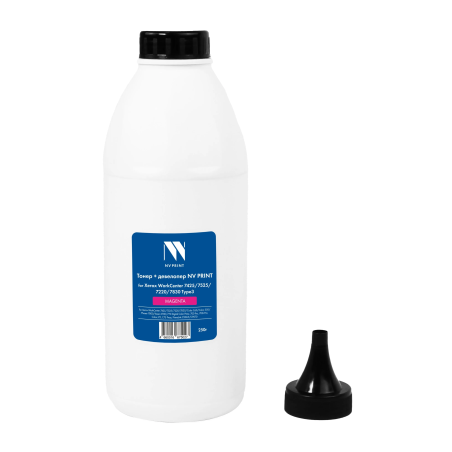 Тонер + девелопер NVPrint для Xerox WorkCenter 7425, 7525, 7220, 7830 Type3 (250г) Magenta. WC 7425, 7428, 7435; WC 7220, 7225; WC 7525, 7530, 7535, 7545, 7556, 7830, 7835, 7845, 7855, 7970; Color C60, С70; Color 550, 560, 570; Phaser 7800; Phaser 6700; 7