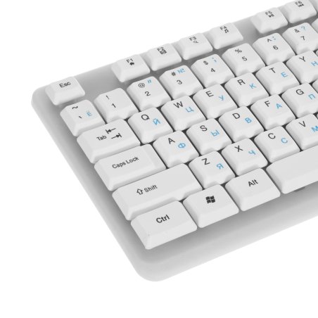 Клавиатура проводная Defender GK-172, USB, белый