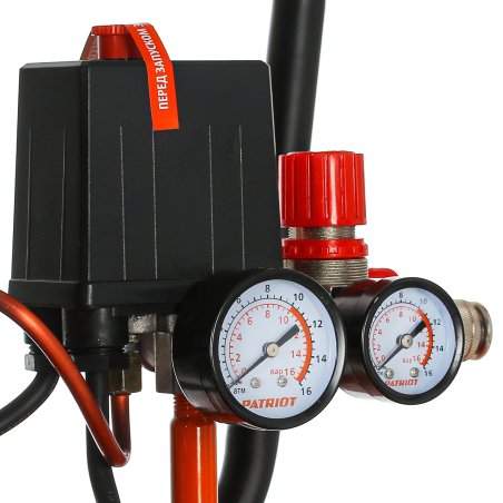 Компрессор поршневой Patriot PTR 100-440I масляный 440л/мин 100л 2200Вт оранжевый