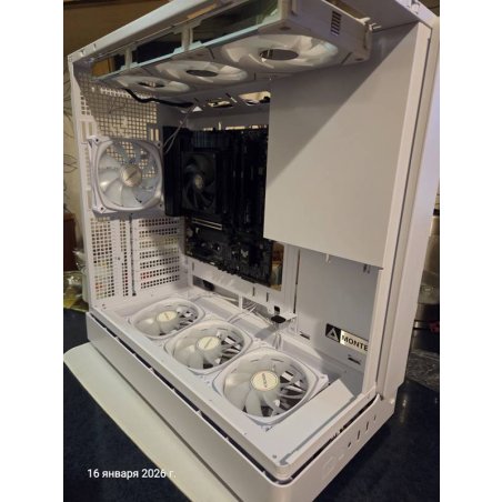 Компьютерный корпус Montech Heritage PRO (B) черный без БП mATX 5x120мм 2x140мм 2xUSB3.0 audio bott PSU