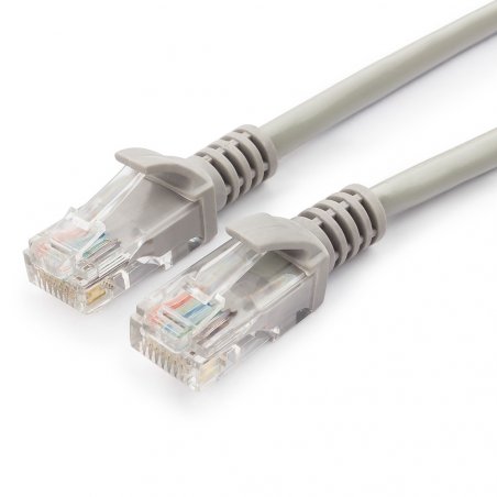 Патч-корд медный UTP Cablexpert PP10-10M cat.5, 10м, литой, многожильный, серый