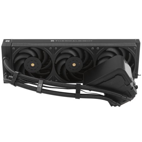 Система водяного охлаждения Thermalright Core Vision 360 ARGb Soc-AM5/AM4/1200/1700/1851 белый 4-pin 28.1dB Al LCD Ret (C-VISION-360-WH-ARGb)