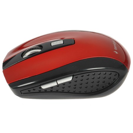 Мышь беспроводная Gembird MUSW-330-3 красный, 2400 dpi, радиоканал, USB, кнопки - 6