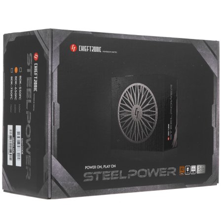 Блок питания Chieftec SteelPower BDK-750FC, 750Вт, 80 PLUS Bronze, 120мм, модульный, черный