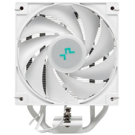 Кулер для процессора DEEPCOOL AG400 DIGITAL WH ARGb белый, 120 мм, алюминий/медь, 2100 об/мин, 31.6 дБ, 4 pin, 220 Вт, 152.7 мм