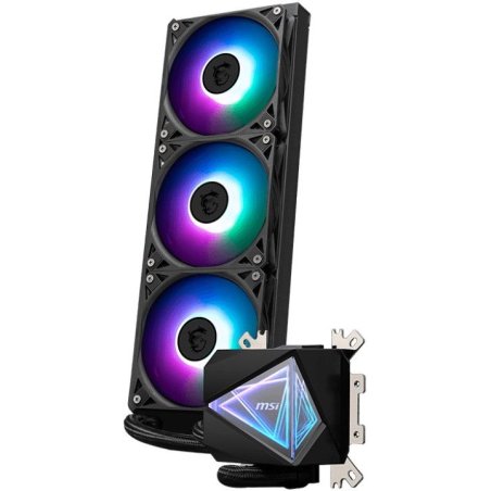 Жидкостная система охлаждения MSI MAG CORELIQUID I360 3x ARGb Gen2 Fan, ARGb Gen2 Block, Color Box
