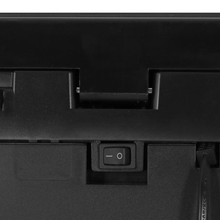 Шредер Heleos АП55-4 черный с автоподачей (секр.P-4) фрагменты 400лист. 55лтр. скрепки скобы пл.карты