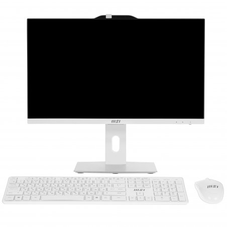 Моноблок MSI PRO AP242P 14M-668XRU 23.8"(1920x1080 IPS)/Intel Core i7 14700(2.1Ghz)/16Gb/512PCISSDGb/noDVD/Int:Intel UHD Graphics 770/Cam/BT/WiFi/-/war 1y/4.63kg/White/DOS + Wireless KB+M (9S6-AE0622-1058)
