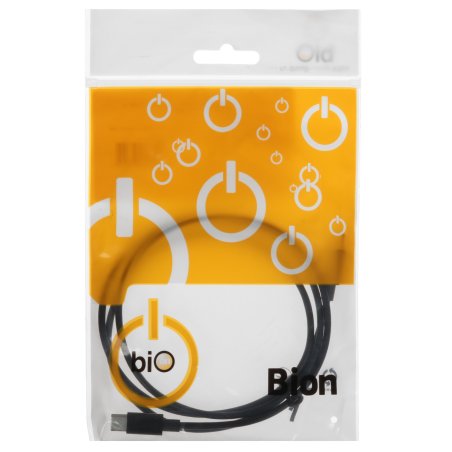 Кабель Bion USB Type-C to Type-C (CM/CM), 100W, USB 3.1, 4K@60Hz, 10Gbps, 1 м, черный BXP-CCP-USBC3.1-CMCM-1M-B