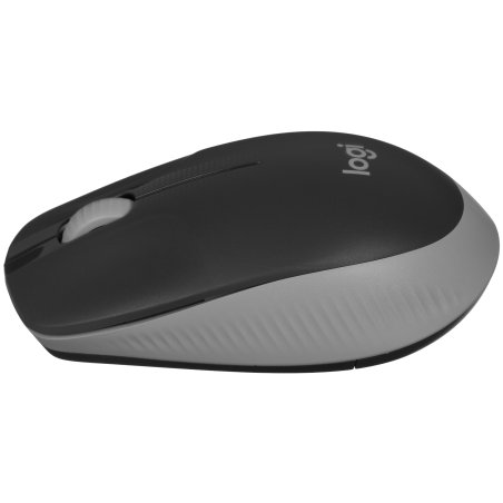 Мышь беспроводная Logitech M190 черный/серый, 1000 dpi, радиоканал, USB, кнопки - 3